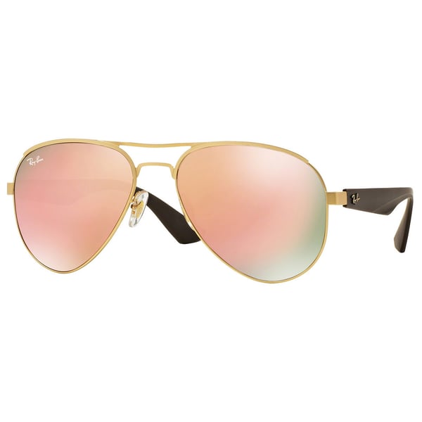 Rayban Aviator Gold Metal Unisex Sunglasses - RB3523-112/2Y-59 Rayban Aviator Gold Metal Unisex Sunglasses - RB3523-112/2Y-59