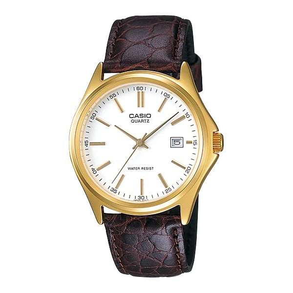 Casio Enticer Brown Leather Men Watch MTP-1183Q-7ADF Casio Enticer Brown Leather Men Watch MTP-1183Q-7ADF