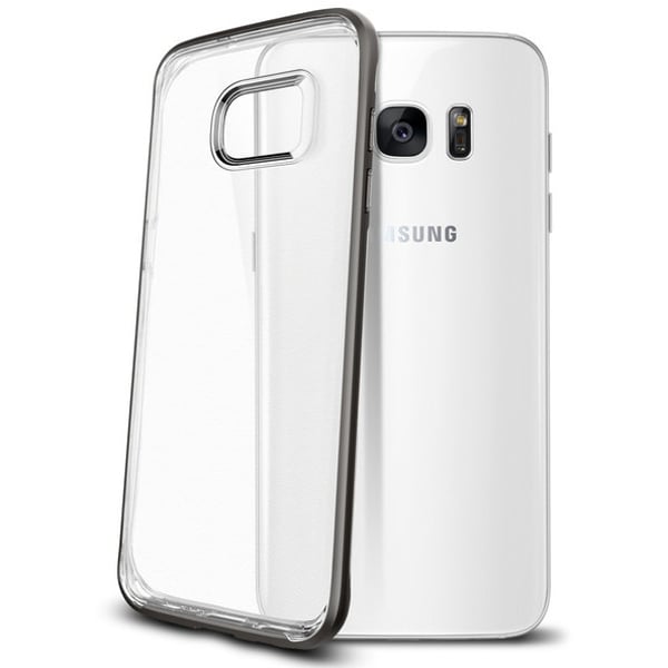 Spigen 556CS20047 Neo Hybrid Crystal Gunmetal Case For Galaxy S7 Edge