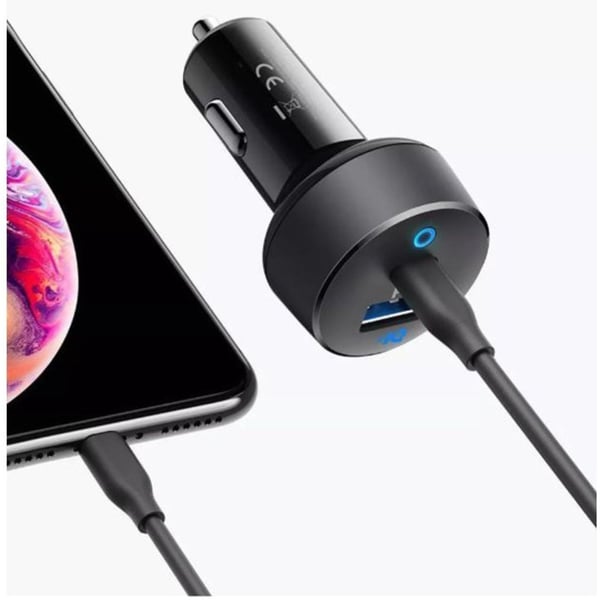 Anker Power Drive PD+ 2 USB Car Charger Black/Gray