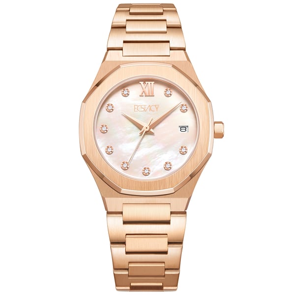 ECSTACY Women's Analog MOP dial Dial Watch - E22501-RBKM ECSTACY Women's Analog MOP dial Dial Watch - E22501-RBKM