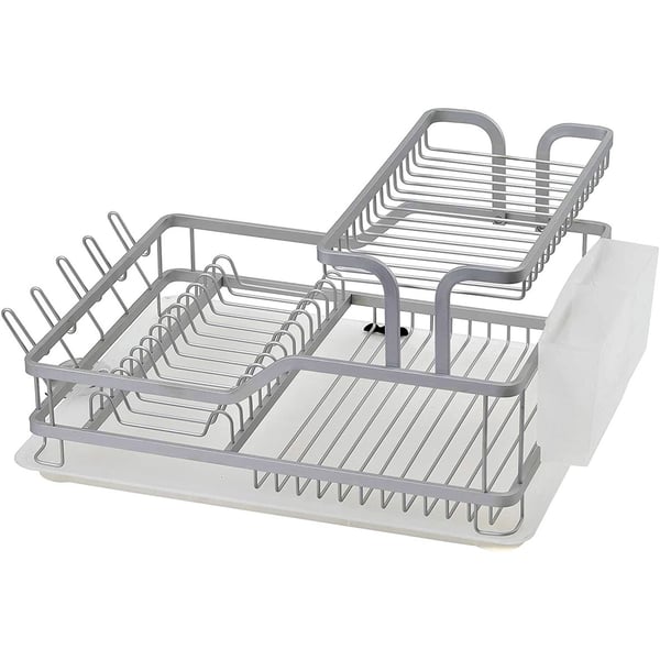 Double layer aluminum dish rack