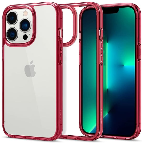 Spigen Ultra Hybrid Designed For Iphone 13 Pro Case Cover - Red Crystal