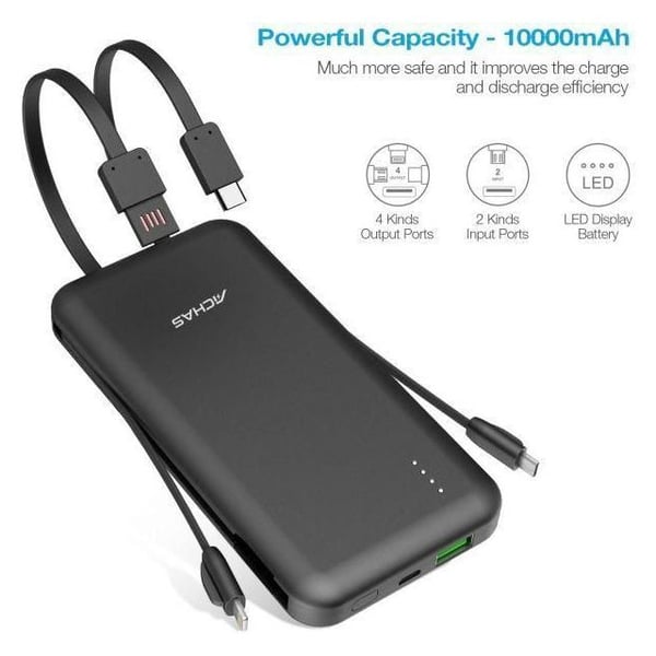 Achas Power Bank Multiple Output 14000mAh Qualcomm QC3.0 Achas Power Bank Multiple Output 14000mAh Qualcomm QC3.0