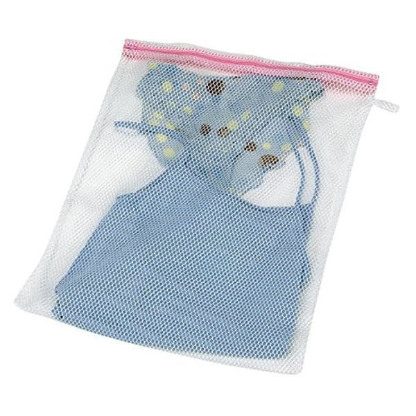 Household Essentials 121 Mesh Lingerie Bag For Laundry - Use In Washing Machines- White