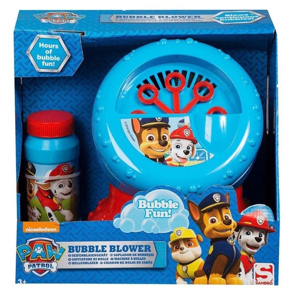 paw patrol marshall bubble blower