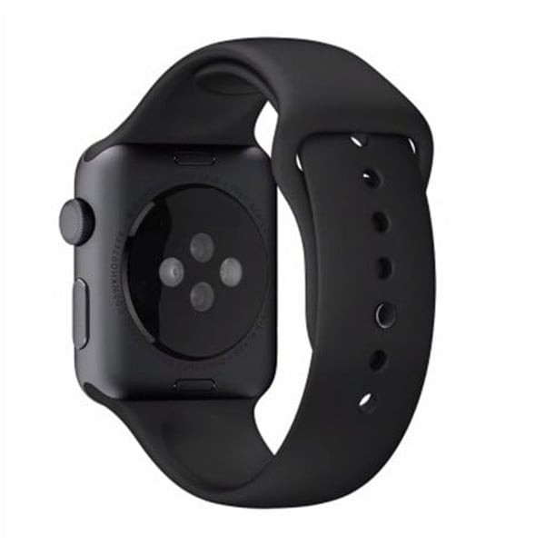 space grey aluminium case black sport band
