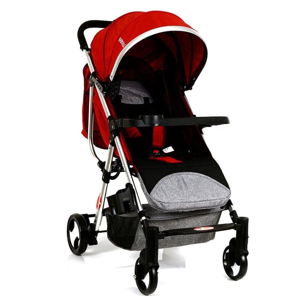 Baby Plus Stroller Cum Pram Red 036 M price in Bahrain, Buy Baby Plus Stroller Cum Pram Red 0