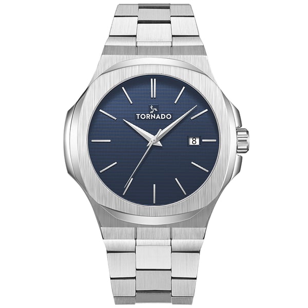 Tornado Men's Multi-Function Blue Dial Watch - T21001-SBSL Tornado Men's Multi-Function Blue Dial Watch - T21001-SBSL