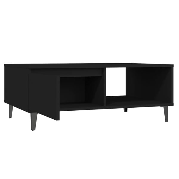 vidaXL Coffee Table Black 90x60x35 cm Engineered Wood