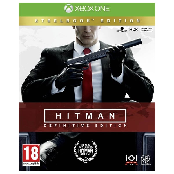Xbox One Hitman Definitive Edition Steelbook Game