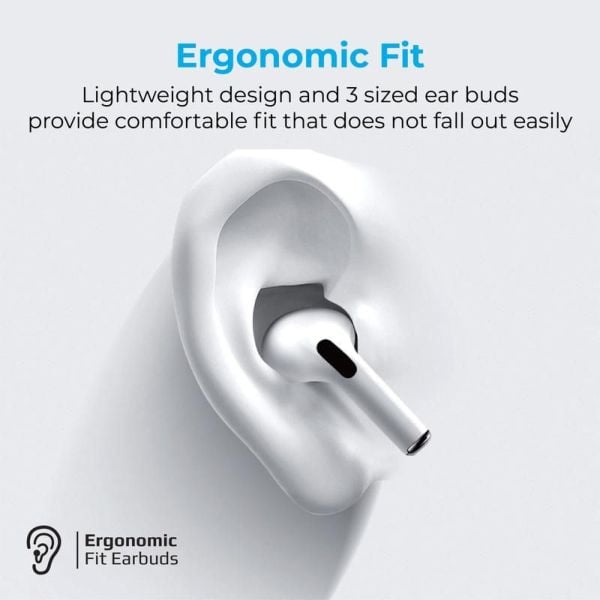 Promate HARMONI True Wireless Earbuds White
