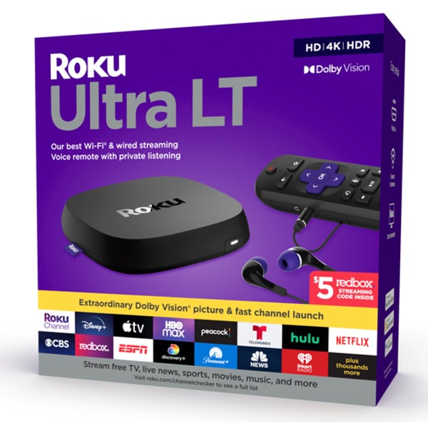 Roku Ultra LT HD Streaming Media Player (2021) - Black Roku Ultra LT HD Streaming Media Player (2021) - Black