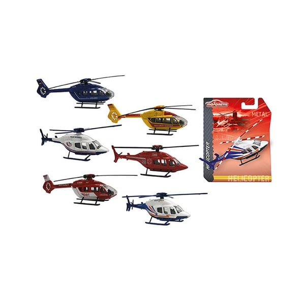 Majorette Majorette Helicopter 6 Assorted Majorette Majorette Helicopter 6 Assorted