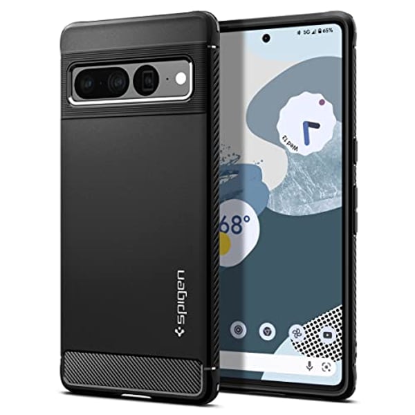 Spigen Rugged Armor designed for Google Pixel 7 PRO case cover - Matte Black Spigen Rugged Armor designed for Google Pixel 7 PRO case cover - Matte Black
