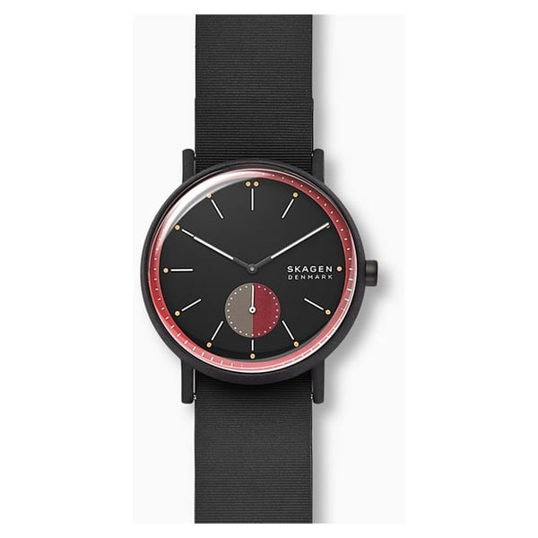 Skagen Signatur Black Silicone Men Watch SKW6540