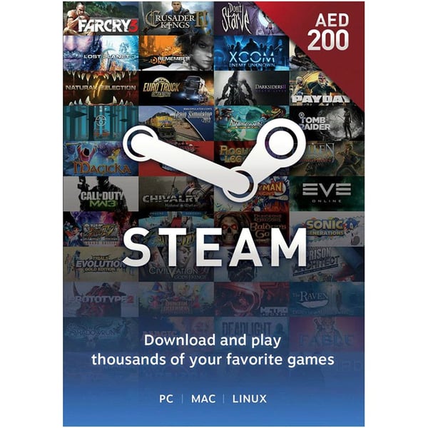Steam AED 200 Gift Card Steam AED 200 Gift Card