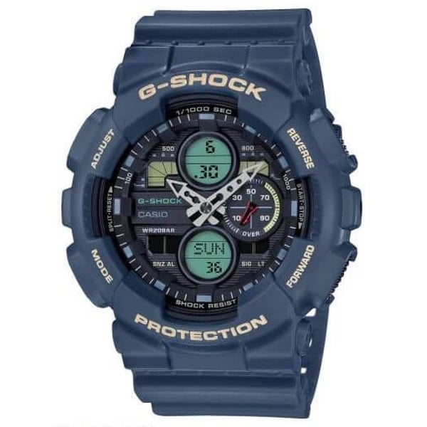 Casio G-Shock Blue Resin Men Watch GA-140-2A