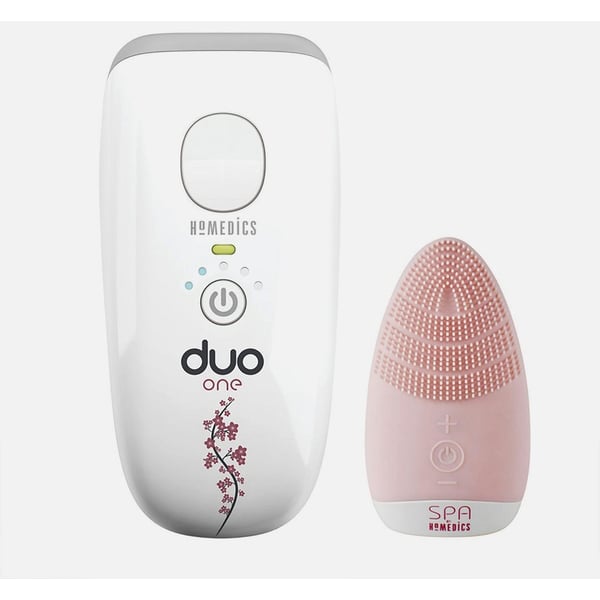 Homedics Beauty Duo One & Blossom Mini Silicone Cleanser Bundle Pack -IPLHH190BND