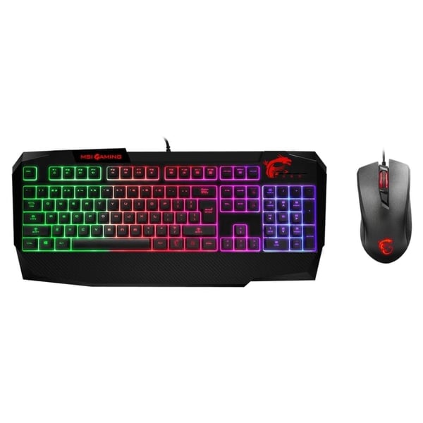 MSI Vigor GK40 Wired Gaming Keyboard & Wired Mouse Black S1104US233AP1