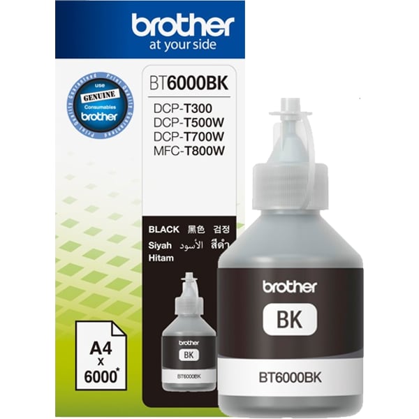 Brother BT6000BK Ultra High Ink Cartridge Black Brother BT6000BK Ultra High Ink Cartridge Black