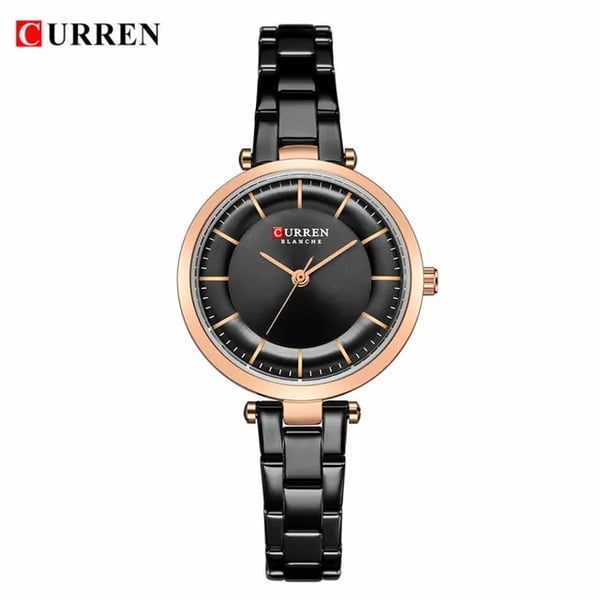 Curren Ladies Luxury Fashion Watches - CRN9054-BLKRG