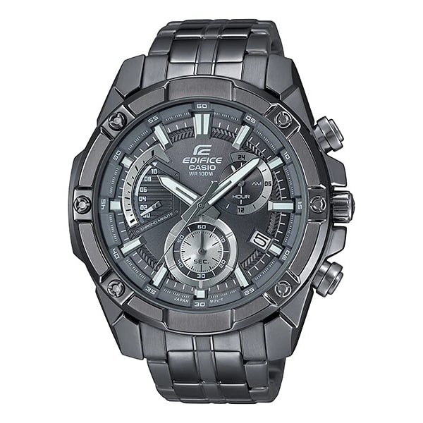 Casio EFR-559GY-1AV Edifice Gray Stainless Steel Analog Watch Men