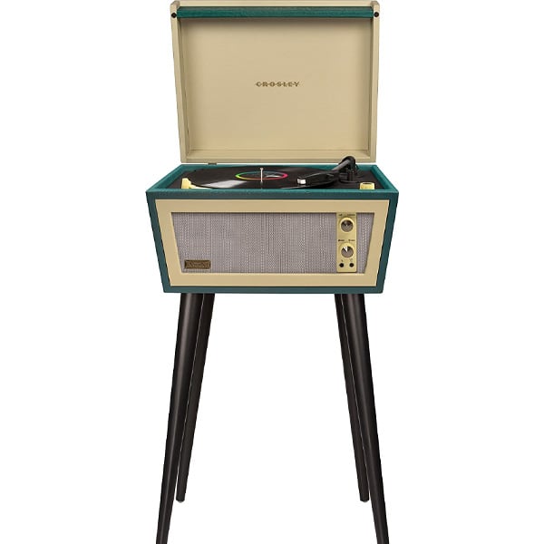 Crosley CR6231D-GR Dansette Bermuda Deluxe Bluetooth Turntable Green/Cream