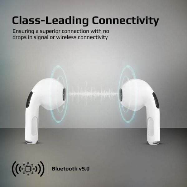 Promate CHARISMA-2 True Wireless Earbuds White