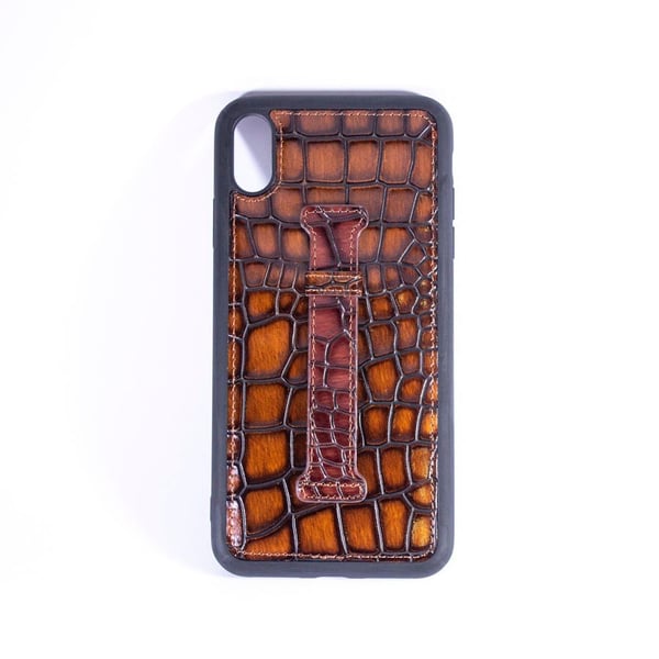 Isafe Signature Crocodile Leather Ring Back Case Iphone Xs Max Isafe Signature Crocodile Leather Ring Back Case Iphone Xs Max