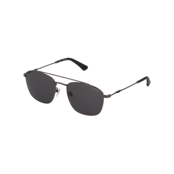 Police Glossy Matte Grey Metal Unisex Sunglasses SPL-996M550568 Police Glossy Matte Grey Metal Unisex Sunglasses SPL-996M550568