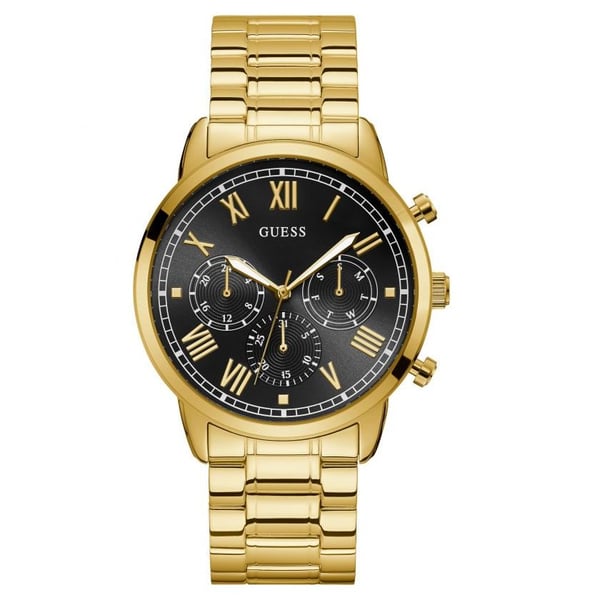 Guess Hendrix Gold Stainless Steel Multi-function Men Watch W1309G2