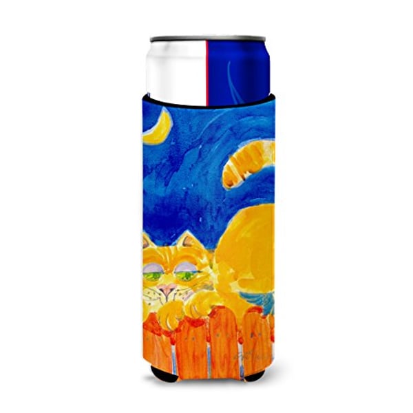 Caroline's Treasures 6020Muk Big Orange Tabby Cat On The Fence Ultra Beverage Insulators For Slim Cans, Slim Can, Multicolor Caroline's Treasures 6020Muk Big Orange Tabby Cat On The Fence Ultra Beverage Insulators For Slim Cans, Slim Can, Multicolor