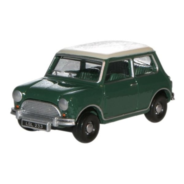 Oxford 76MN003 Almond Green-Old English White Austin Mini