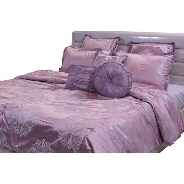 Vondra Comforter Set 9pcs 220x240cm Purple Vondra Comforter Set 9pcs 220x240cm Purple