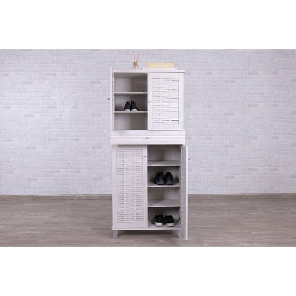 Buy Pan Emirates Lushail Shoe Rack (4 Dr+1 Drw) Online in UAE Sharaf DG