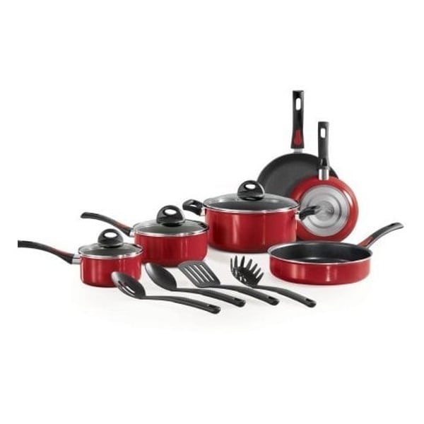 Tramontina 13Pc Everyday Cookware Red Se Non Stick Tramontina 13Pc Everyday Cookware Red Se Non Stick