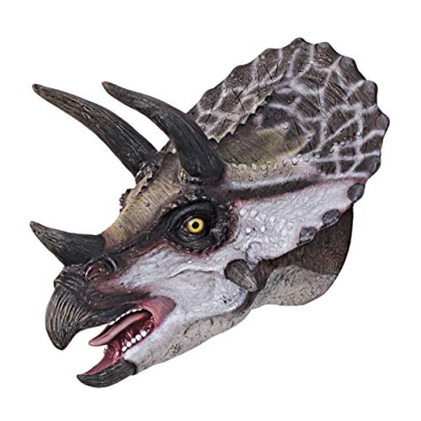 Design Toscano Scaled Triceratops Dinosaur Wall Trophy Sculpture