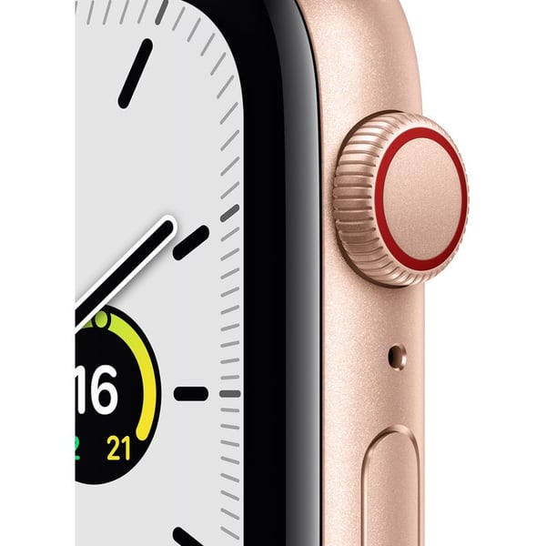 Apple Watch SE GPS+Cellular 44mm Gold Aluminium Case Starlight Sport Band - Regular - Middle East Version Apple Watch SE GPS+Cellular 44mm Gold Aluminium Case Starlight Sport Band - Regular - Middle East Version