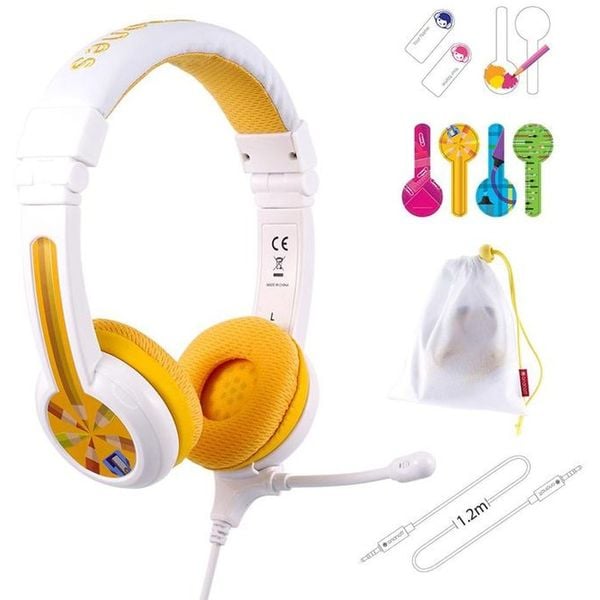 Buddyphones BPSCHOOLYELLOW School+ On Ear Headset Yellow Buddyphones BPSCHOOLYELLOW School+ On Ear Headset Yellow