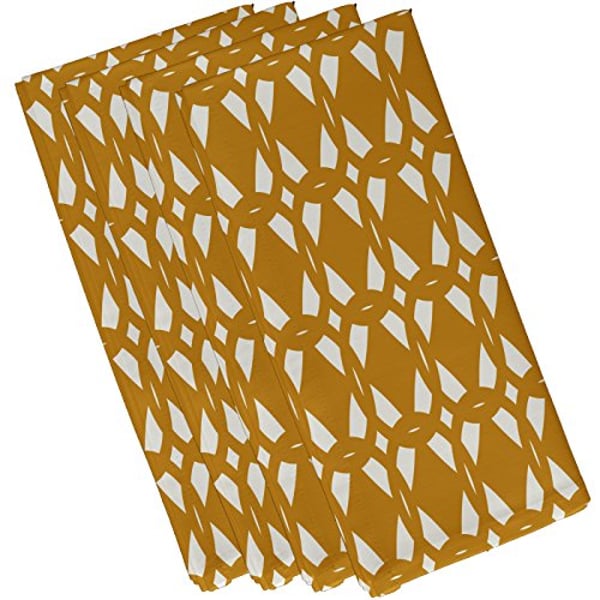 E By Design -19 Geo-Craze Geometric Print Napkin, 19