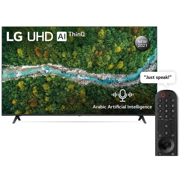 LG 4K Ultra HD Smart Television Cinema Screen Design HDR webOS Smart with ThinQ AI 50UP7750PVB