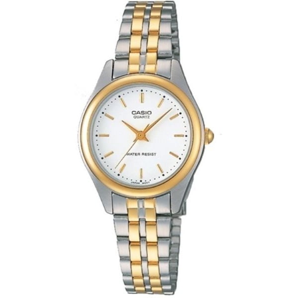 Casio Two Tone Stainless Steel Women Watch LTP-1129G-7AVDF Casio Two Tone Stainless Steel Women Watch LTP-1129G-7AVDF
