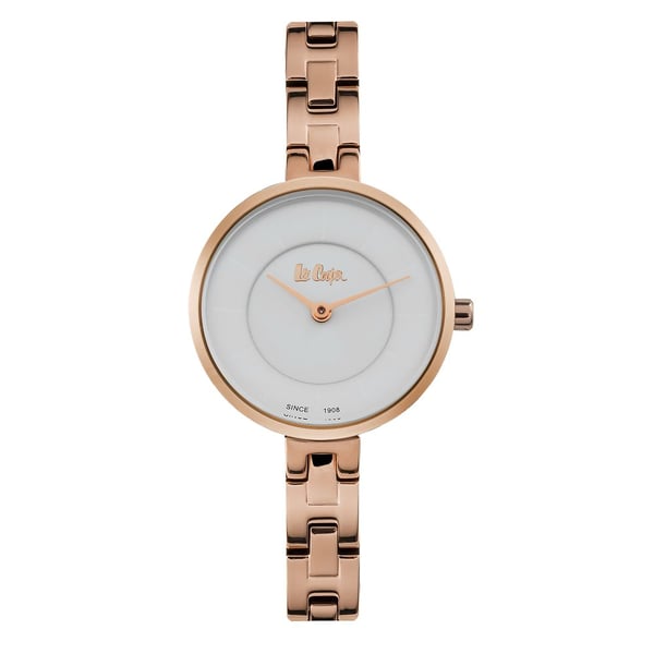 lee cooper rose gold watch
