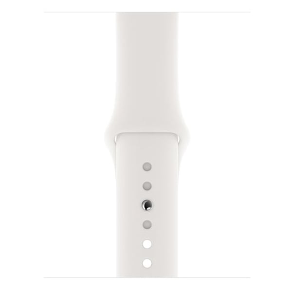 Apple Series 5 GPS + Cellular 44mm Silver Aluminium Case with White Sport Band Apple Series 5 GPS + Cellular 44mm Silver Aluminium Case with White Sport Band
