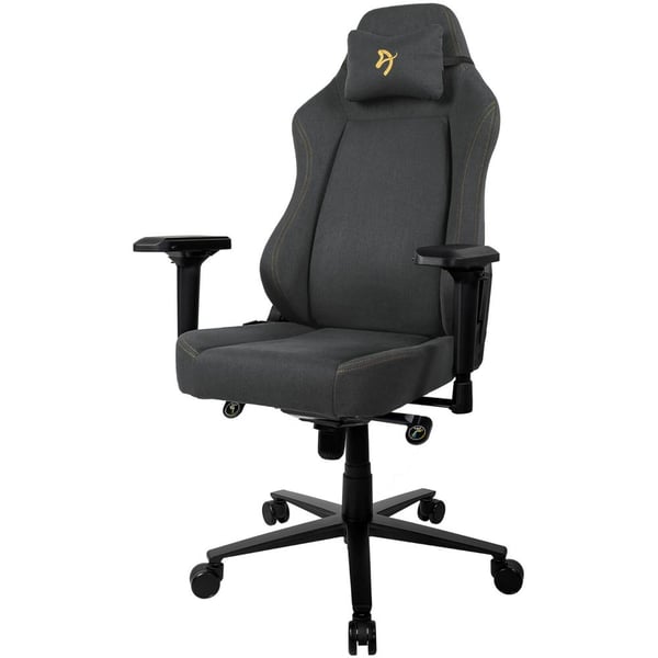 Buy Arozzi Primo Woven Fabric Gaming Chair 87 Cm Black Gold In Dubai Sharjah Abu Dhabi Uae Price Specifications Features Sharaf Dg