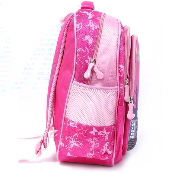 Para John 14inch Graphic Printed School Bag Pink Para John 14inch Graphic Printed School Bag Pink