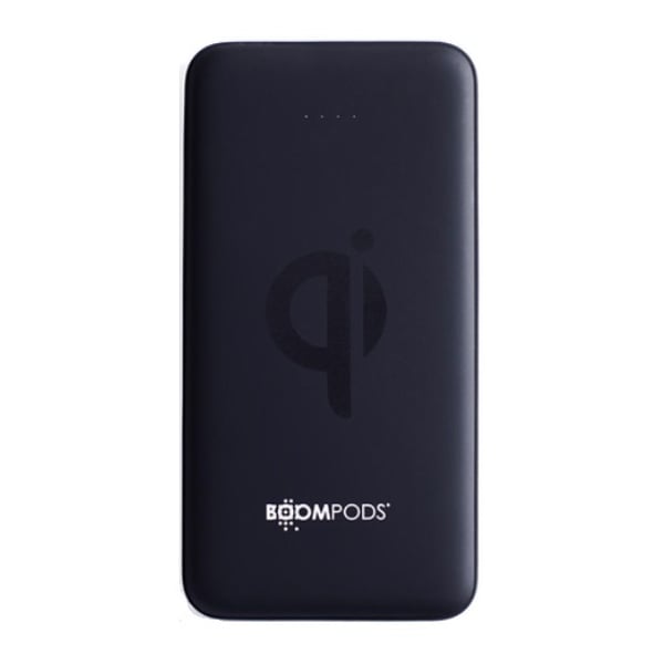 Boompods Qi Certified 10000mAh Wireless Power Bank Black Boompods Qi Certified 10000mAh Wireless Power Bank Black