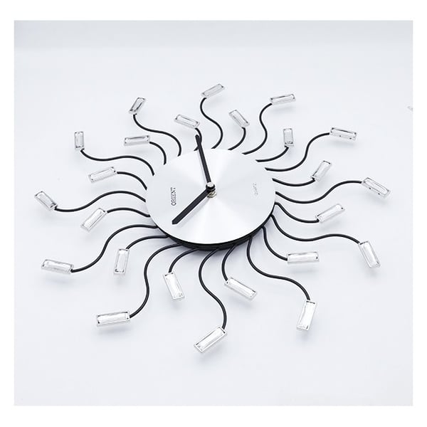 Orient Spider Clock Metal Glass Wall Clock Orient Spider Clock Metal Glass Wall Clock