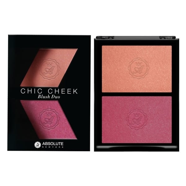 Absolute New York Chic Cheek Blush Duo Pinched/Flushed ABS0MFBD03 Absolute New York Chic Cheek Blush Duo Pinched/Flushed ABS0MFBD03